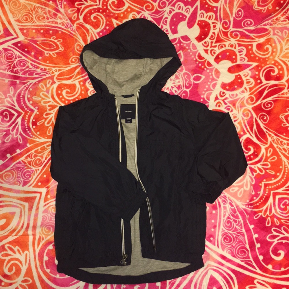 Childrens rain jacket full zip